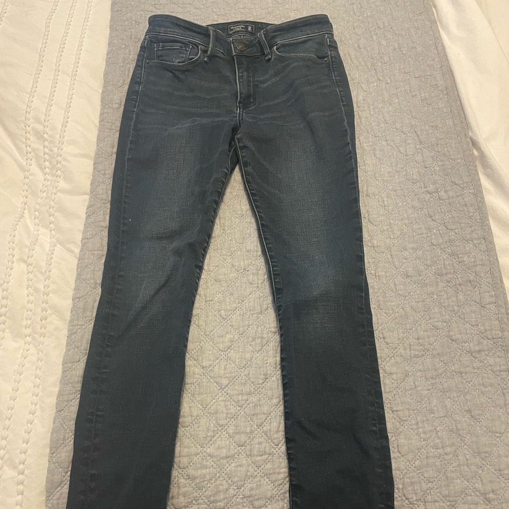 Abercrombie dark wash jeans